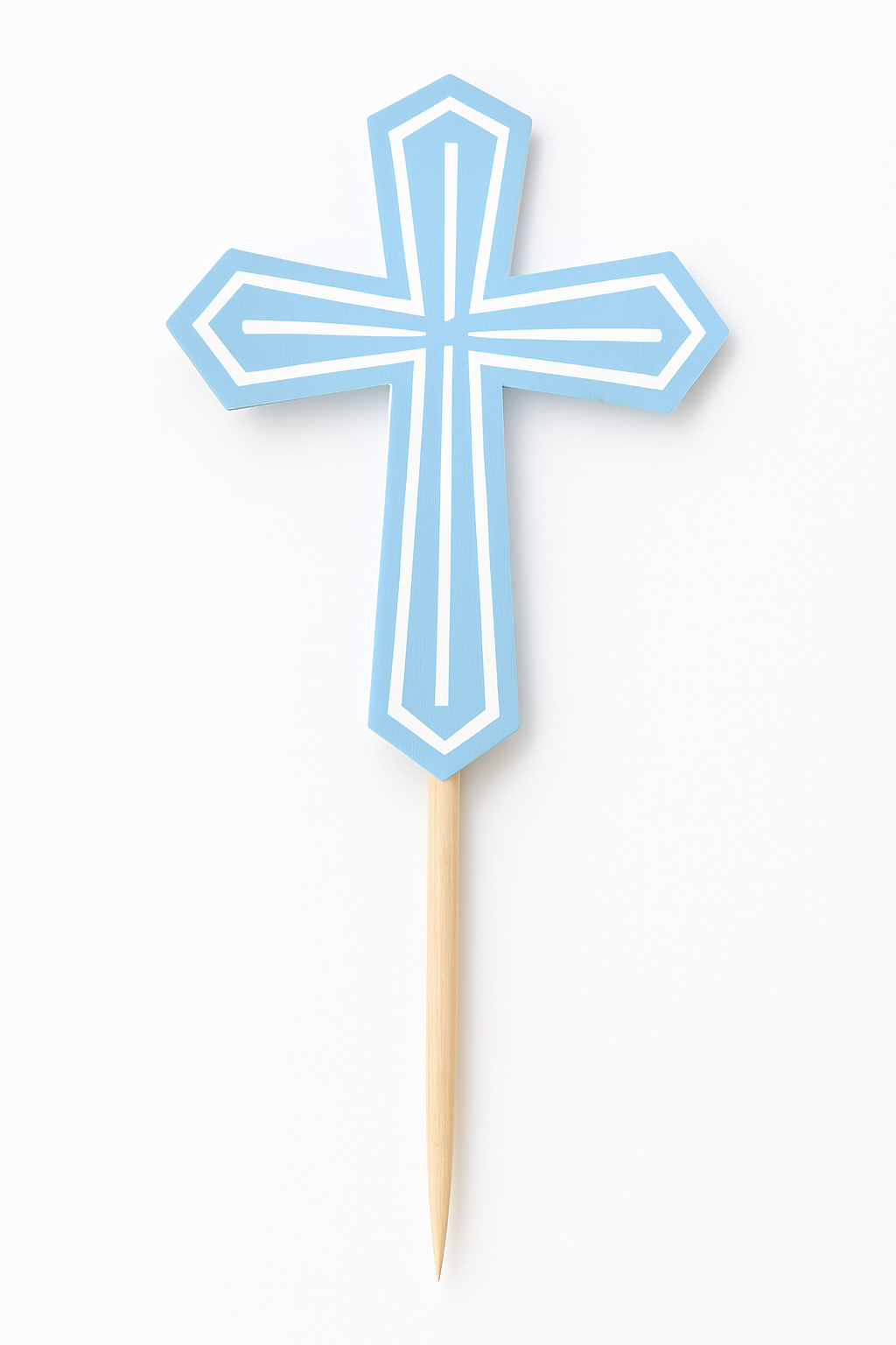 Blue Cross First Communion Party Picks - 36 Pack