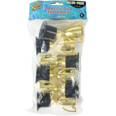 Small Gold Trophies/6 Per Pkg