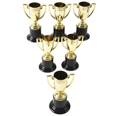 Small Gold Trophies/6 Per Pkg