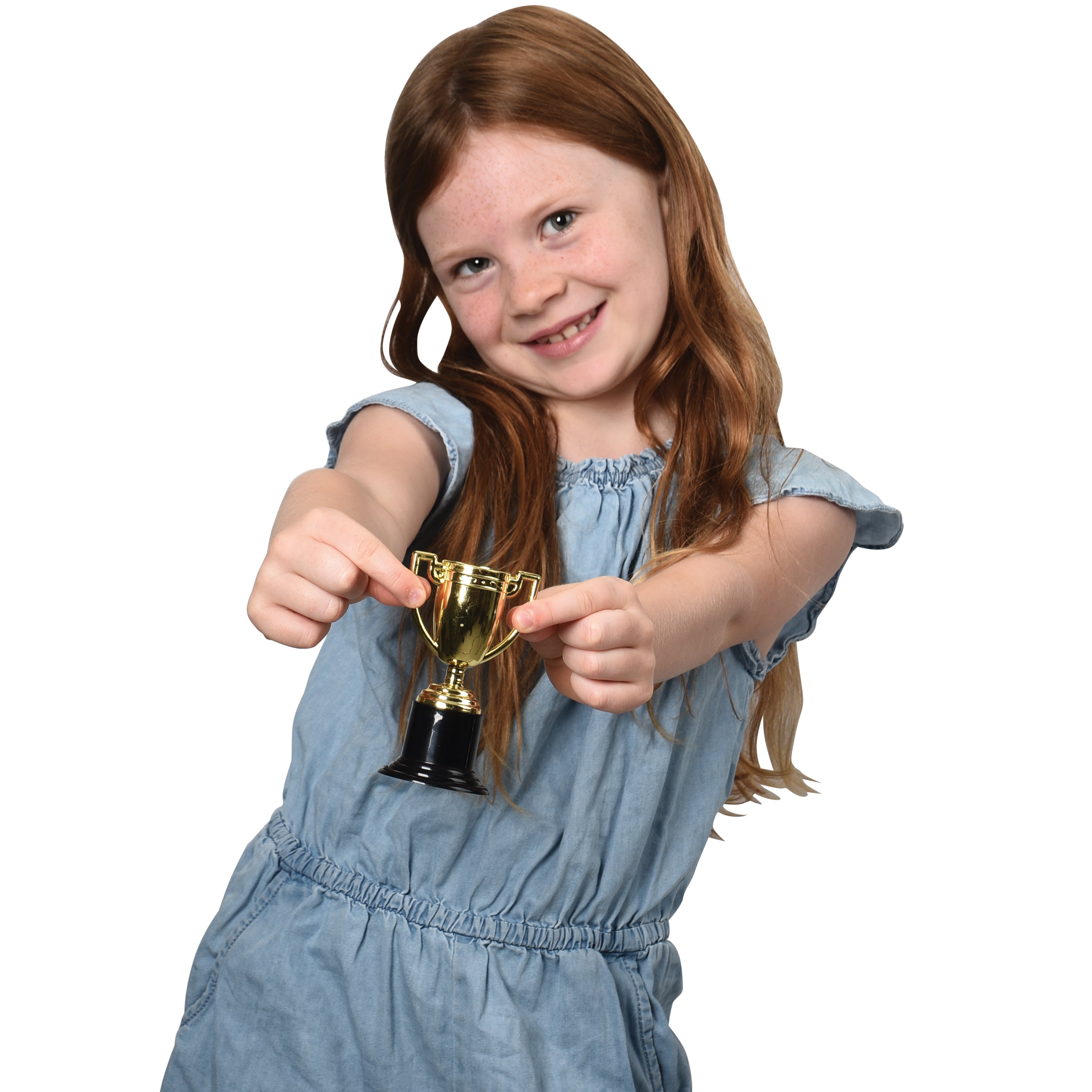 Small Gold Trophies/6 Per Pkg