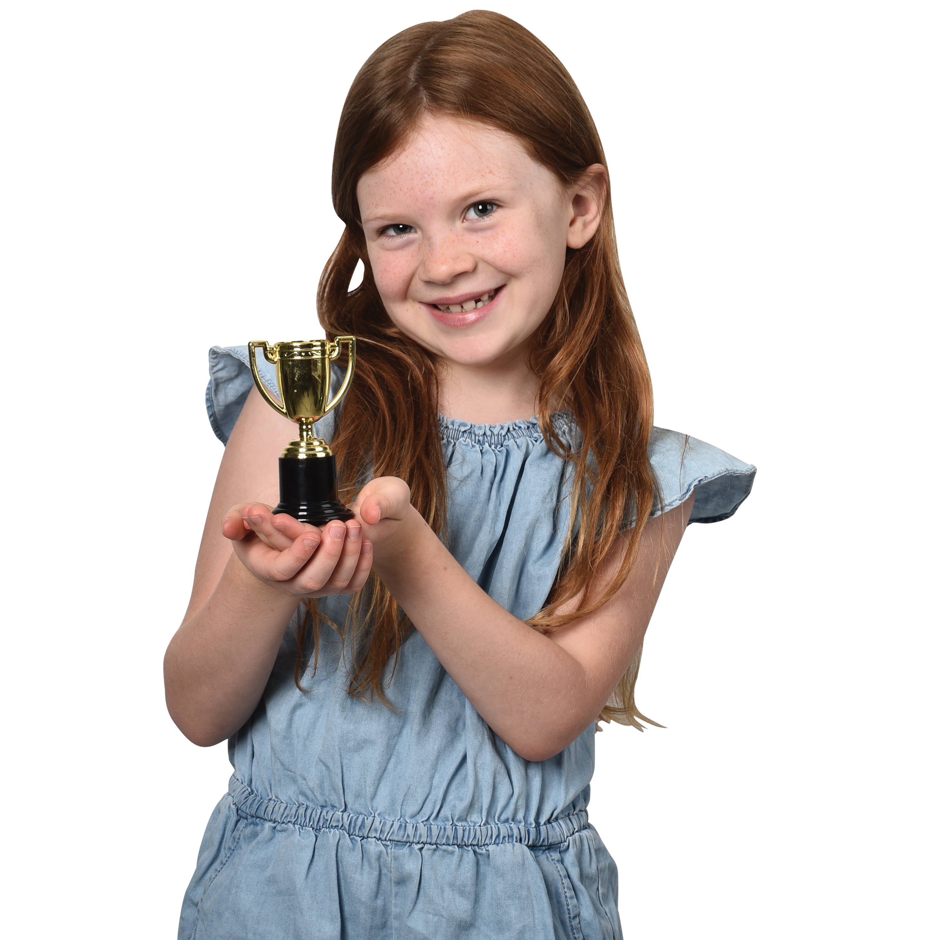 Small Gold Trophies/6 Per Pkg
