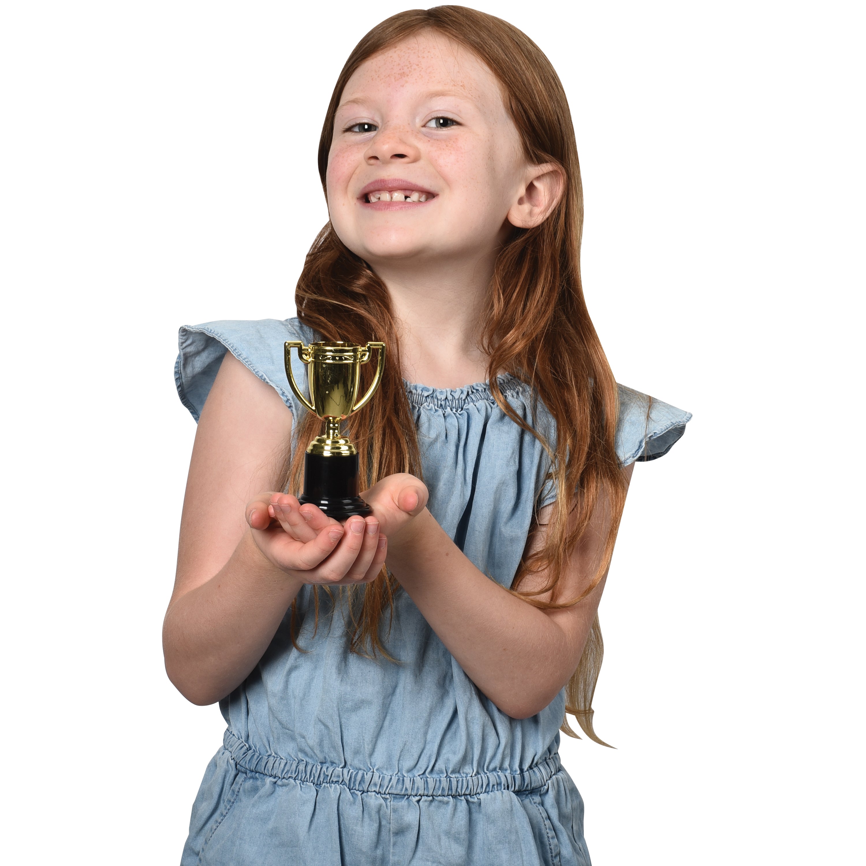 Small Gold Trophies/6 Per Pkg