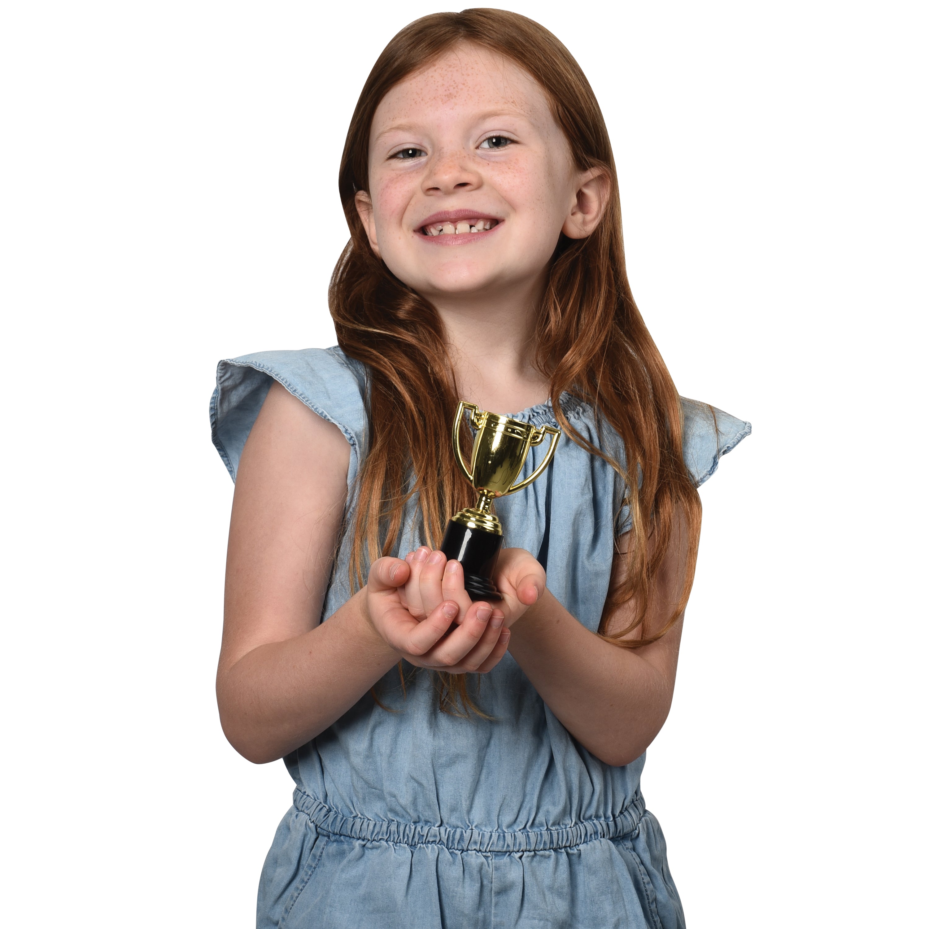 Small Gold Trophies/6 Per Pkg
