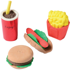 Junk Food 3D Erasers