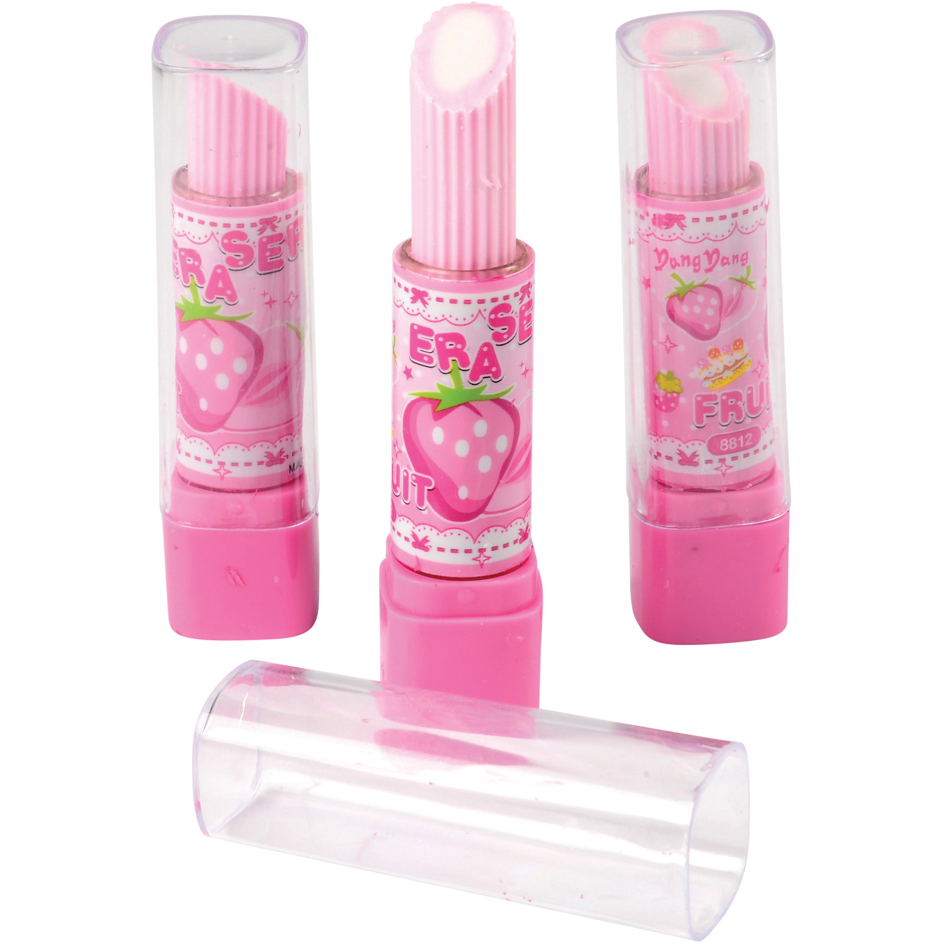 Lipstick Shaped Erasers