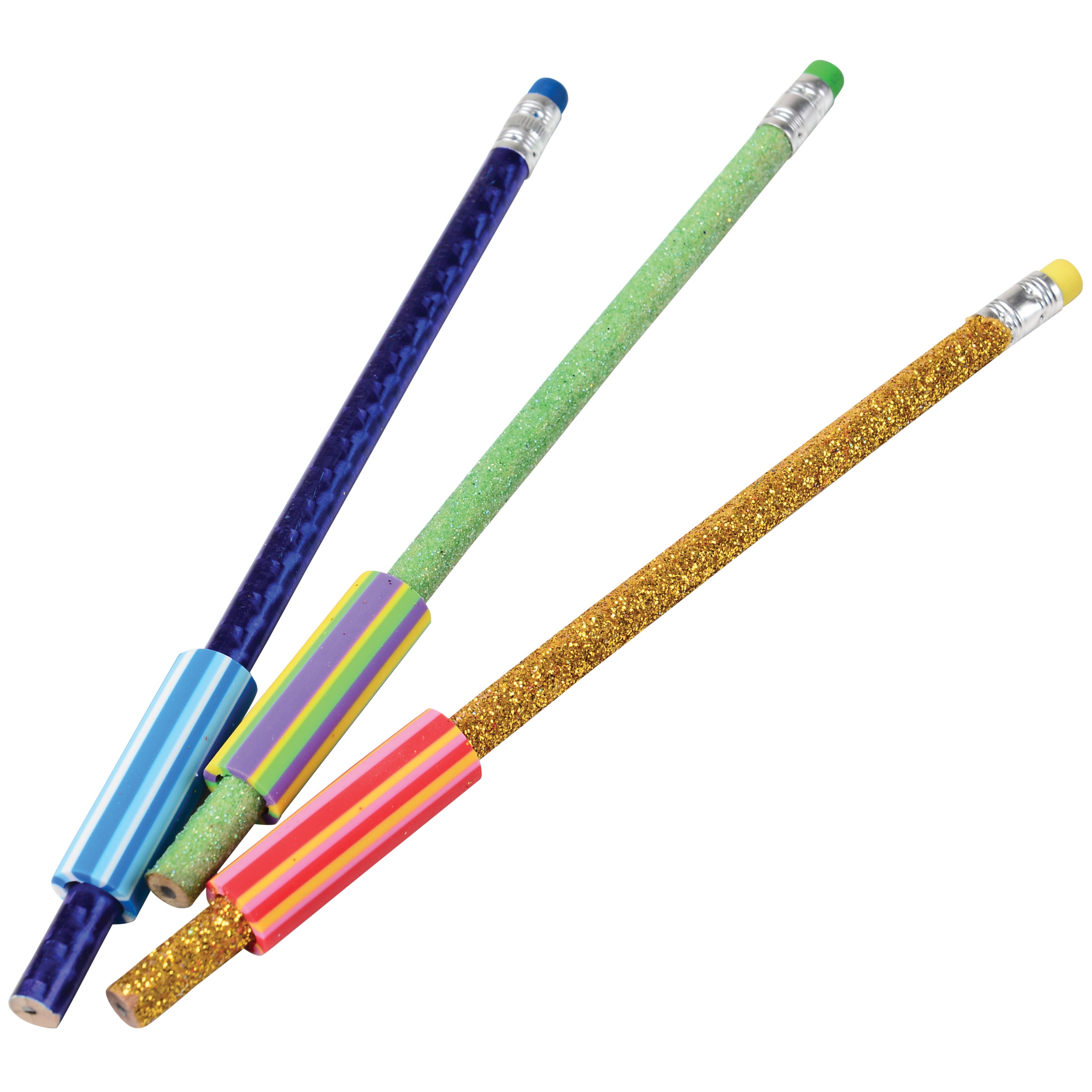 Striped Pencil Grips