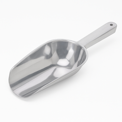 Sleek Silver Ice Scoop for Catering
