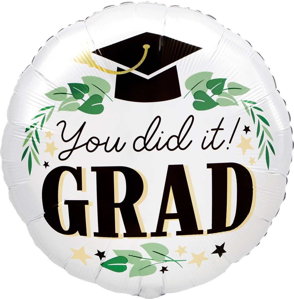 "You Did It!" Graduation Foil Balloon