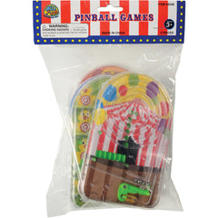 Carnival Pinball Games/4 Per Pkg