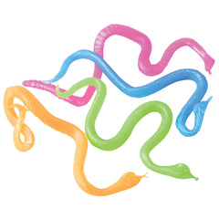 Stretchy Toy Snakes/24 Per Pkg
