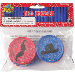 Western Pill Puzzles/6 Per Pkg