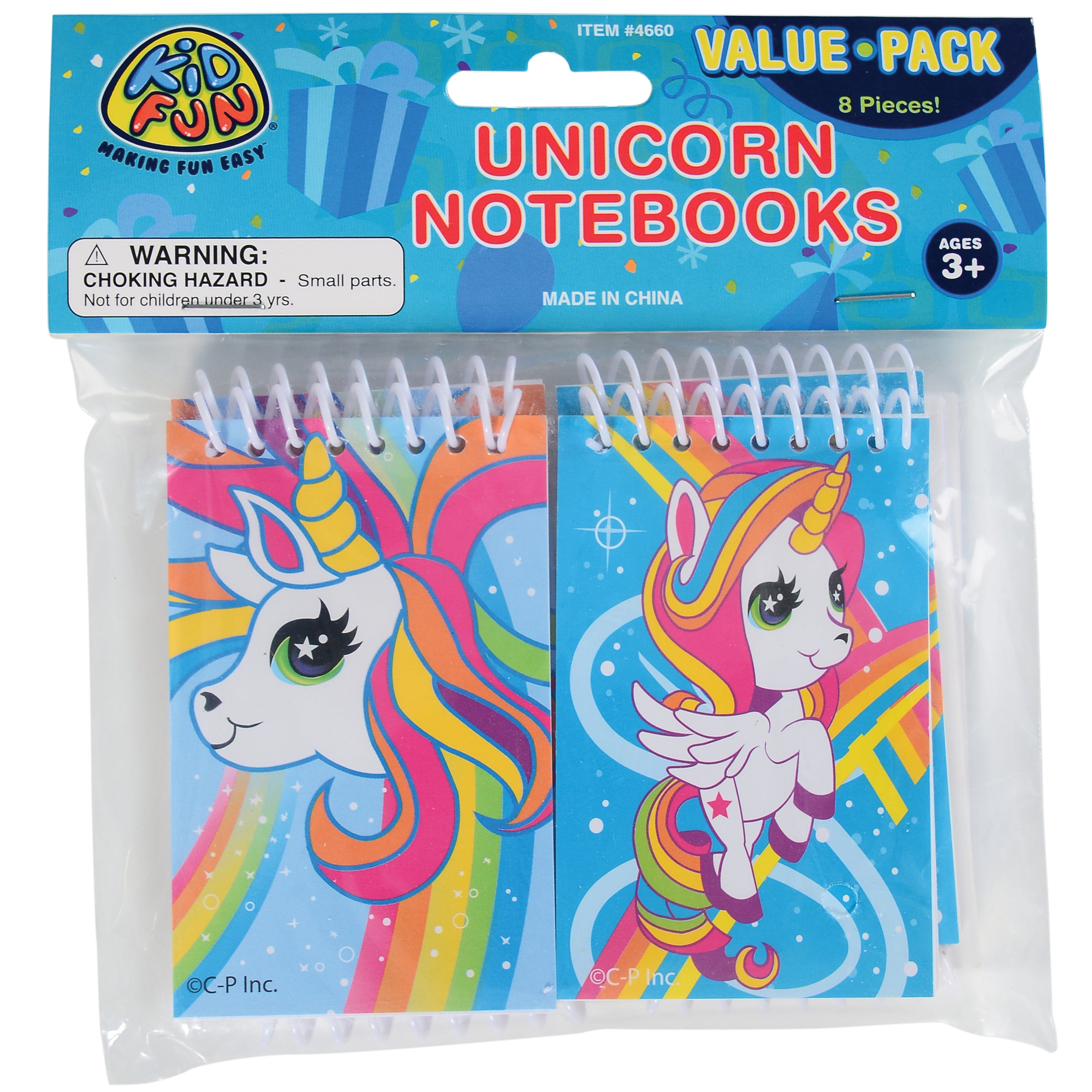Unicorn Notebooks/8 Per Pkg