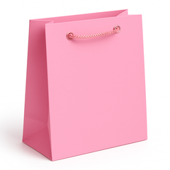 Glossy Medium Gift Bag in New Pink for Everyday Occasions