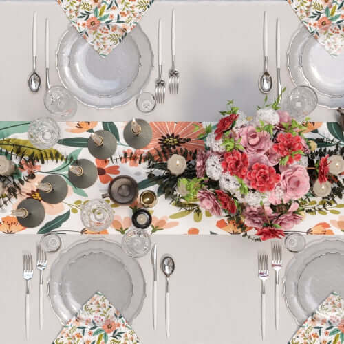 10 In. Clear/Silver Petal Plates | 20 Count