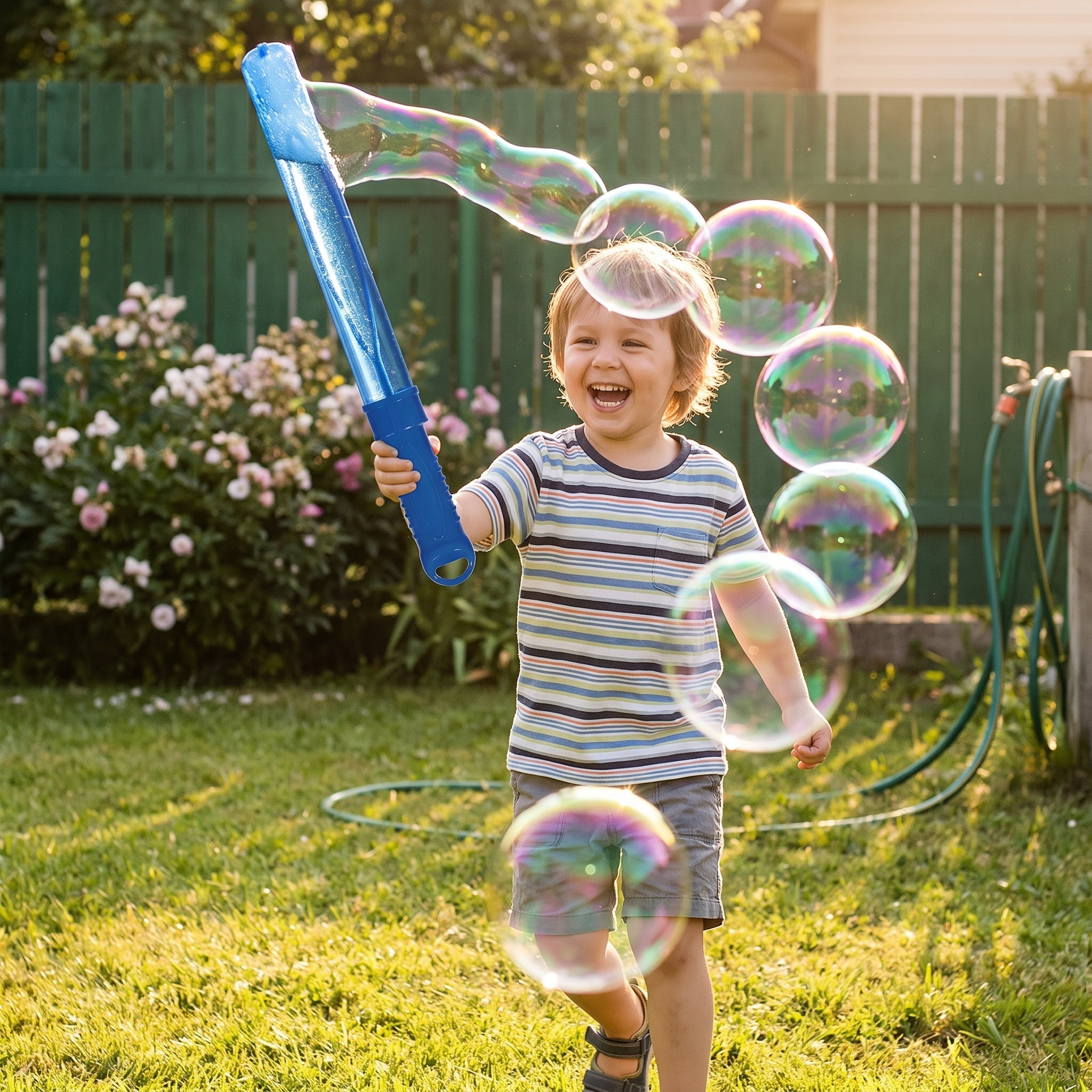Blue Bubble Wand - Perfect Party Favor for Kids