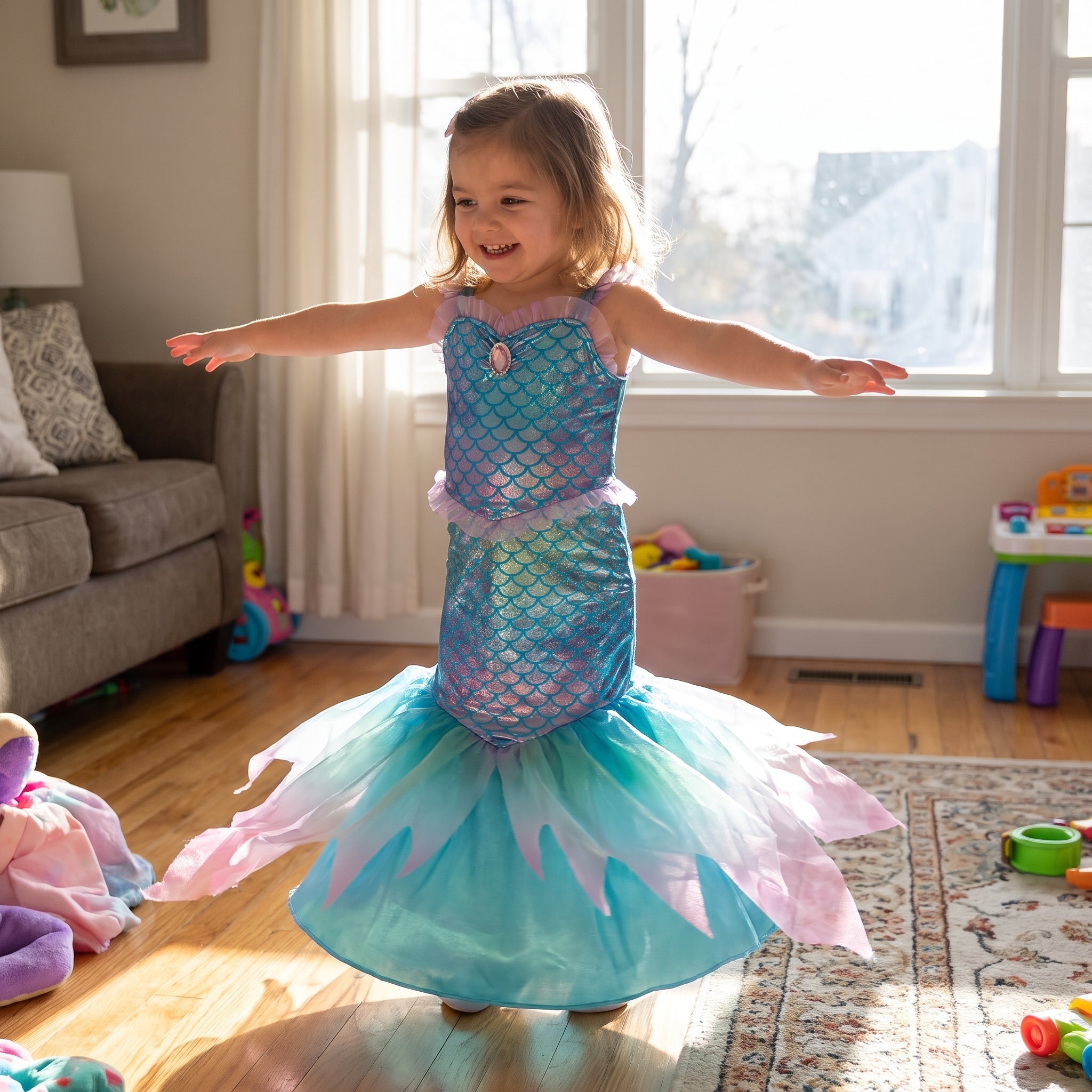 Disney Little Mermaid Ariel Halloween Costume for Girls