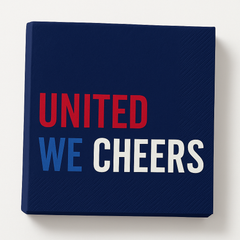 United We Cheers Patriotic Beverage Napkins - 5 In. X 5 In.