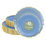 Spring Lake/Gold Petal Plates - Combo Pack 20/20