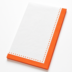 Premium Orange Buffet Guest Towel Napkins