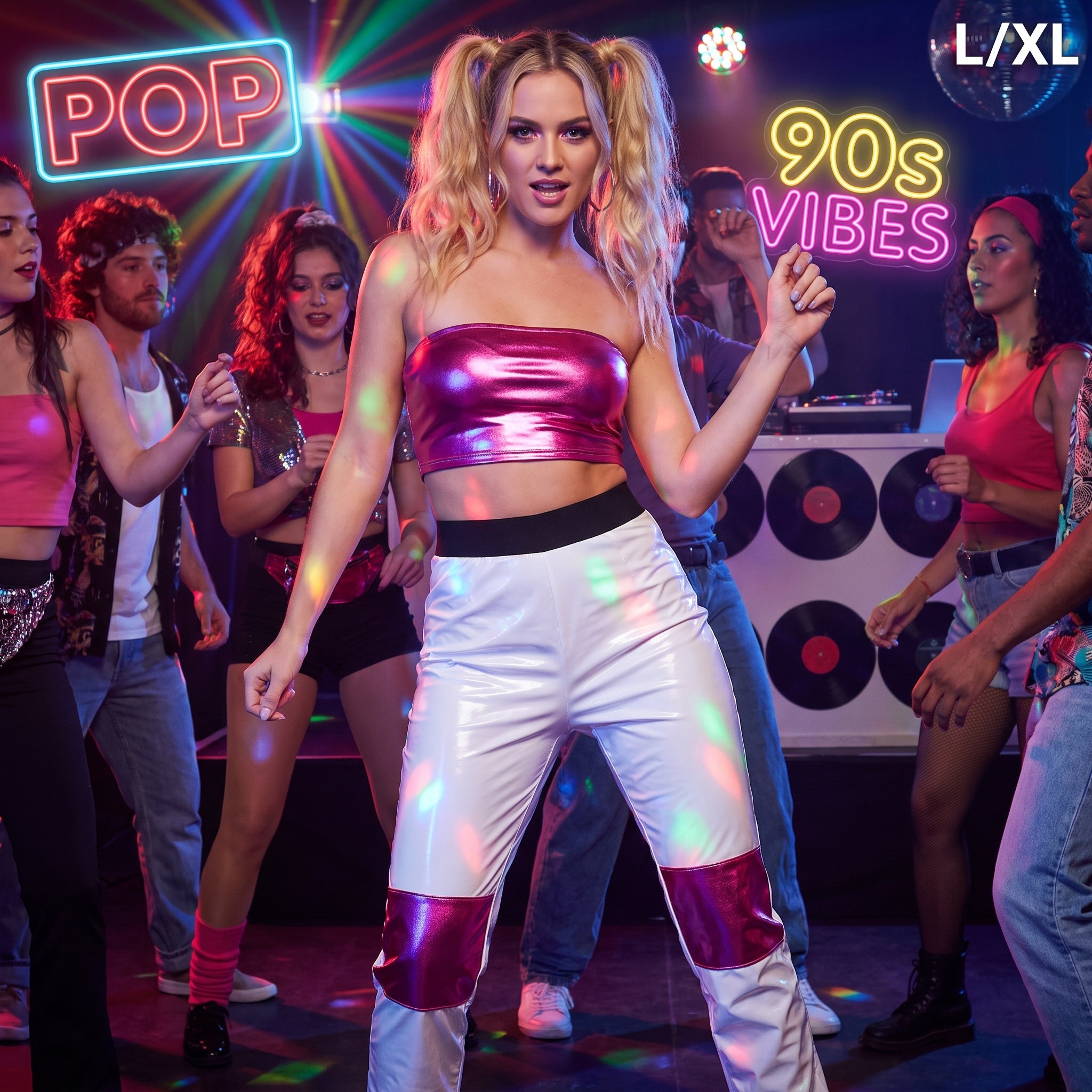 90's Pop Princess Costume - L/XL