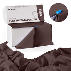 54 In. x 300 Ft. Cut To Size Table Roll  | Brown | Case of 4