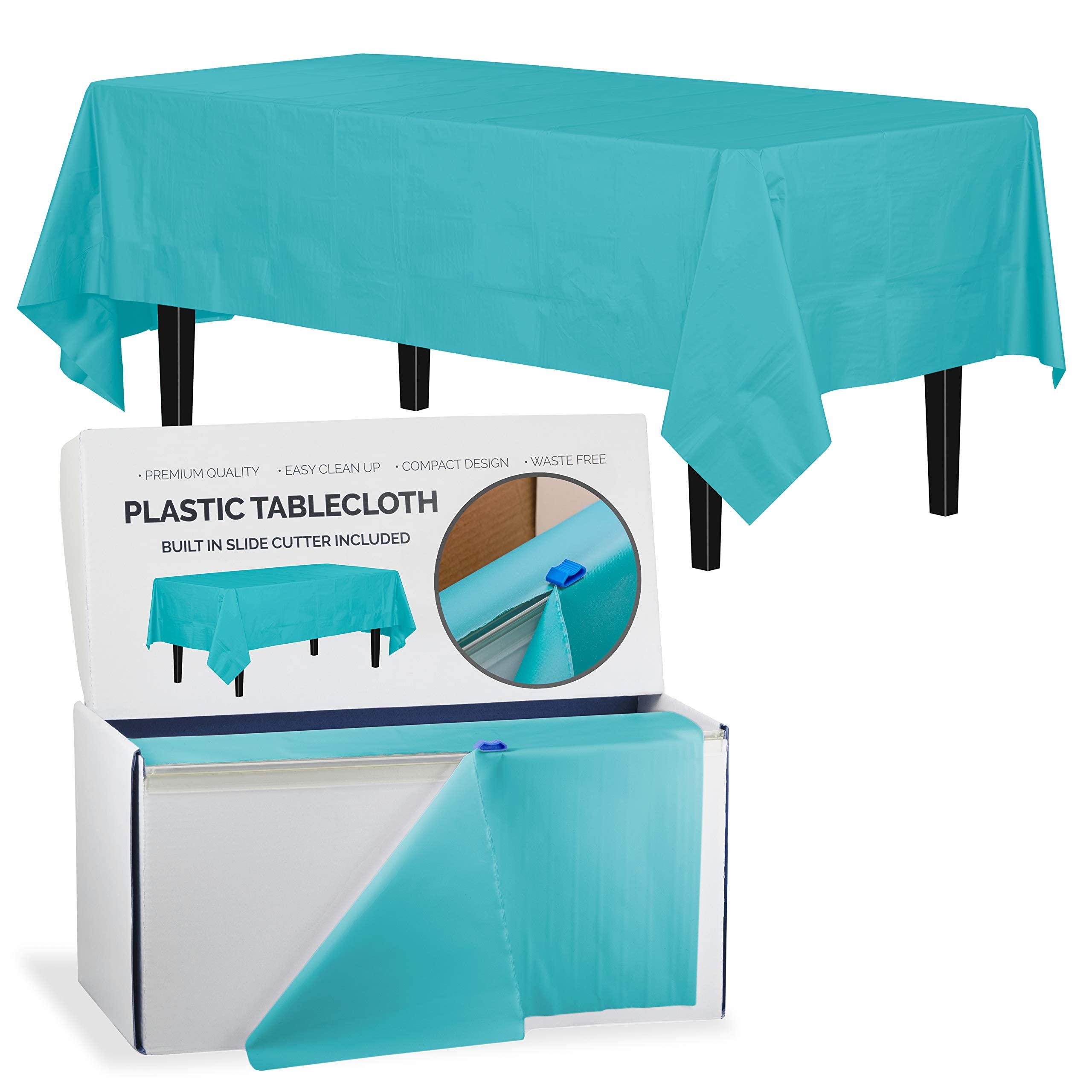 54 In. x 300 Ft. Cut To Size Table Roll  | Light Blue | Case of 4