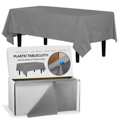 54 In. x 300 Ft. Cut To Size Table Roll | Silver