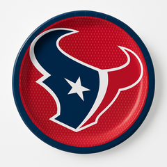Houston Texans 9" Round Paper Plates - NFL Party Supplies