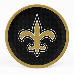 New Orleans Saints 9" Round Paper Plates