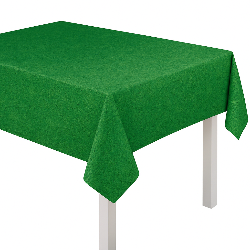 Grass Printed Plastic Table Cover - Perfect for Sports Events