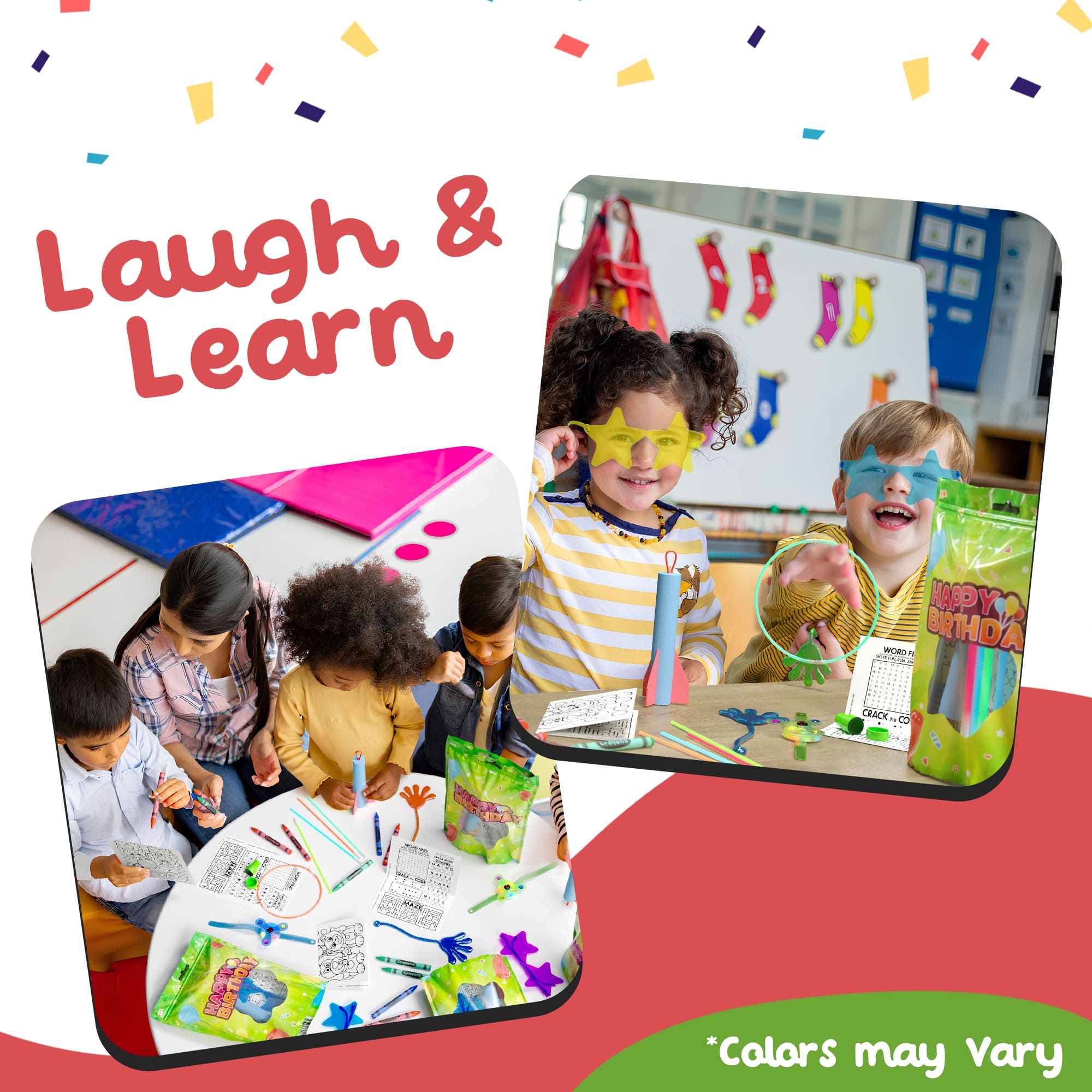 8 Piece Premium Goody Bag With toys