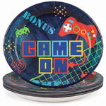 Game On Gamer Birthday Paper Plates | 8.5