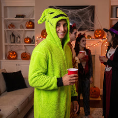 Adult Oogie Boogie Union Suit Costume for Halloween