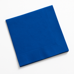Go Brightly Royal Blue Beverage Napkins - 32 Count