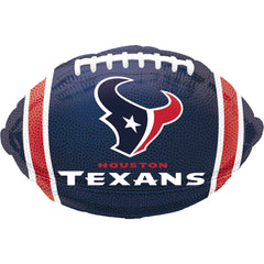 Houston Texans 18-Inch Football Shaped Foil Balloon