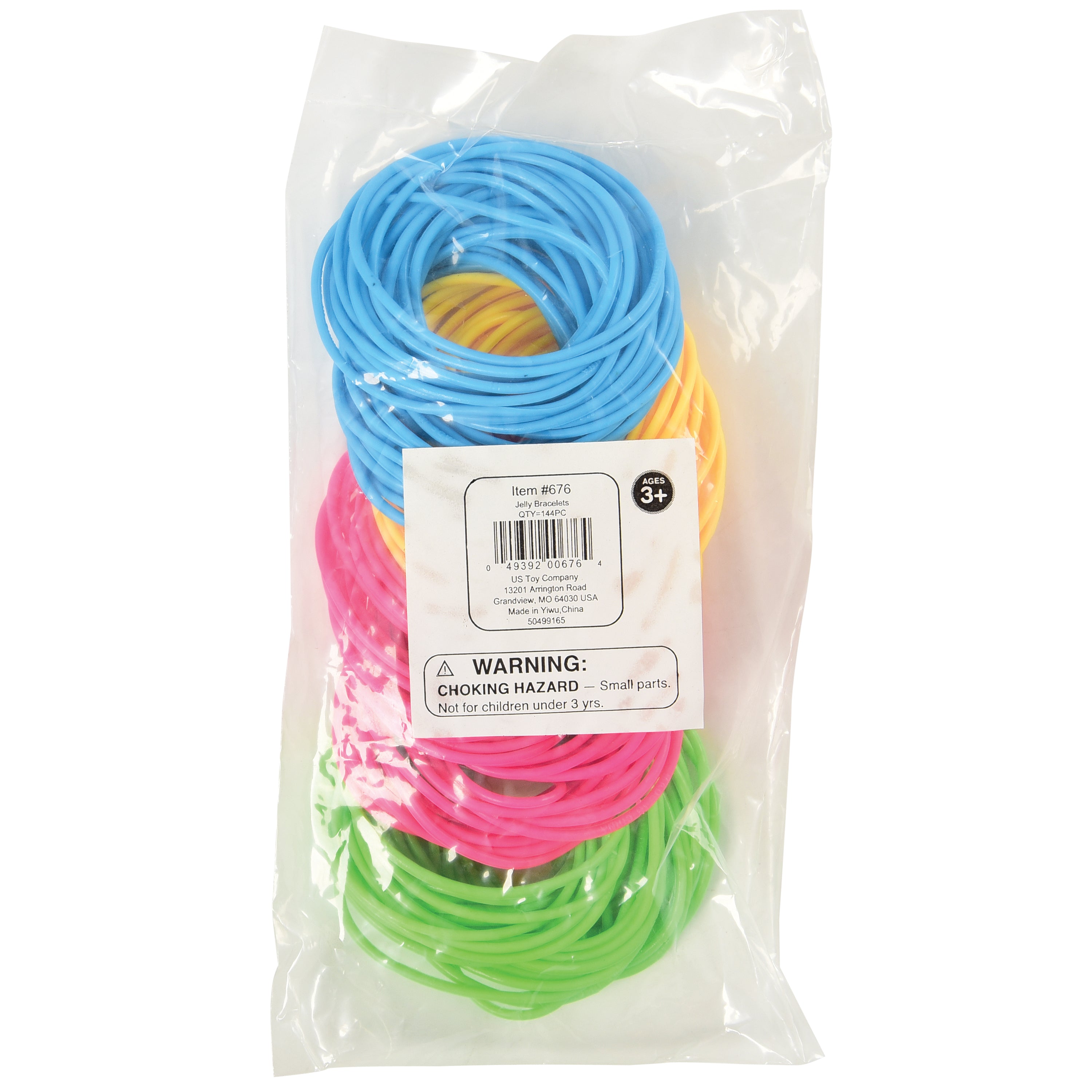 Jelly Bracelets/144-Pc