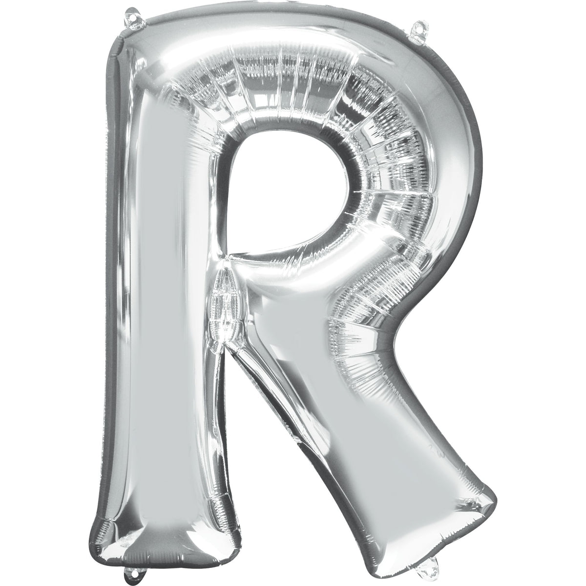 Silver Foil Letter Balloon "R"