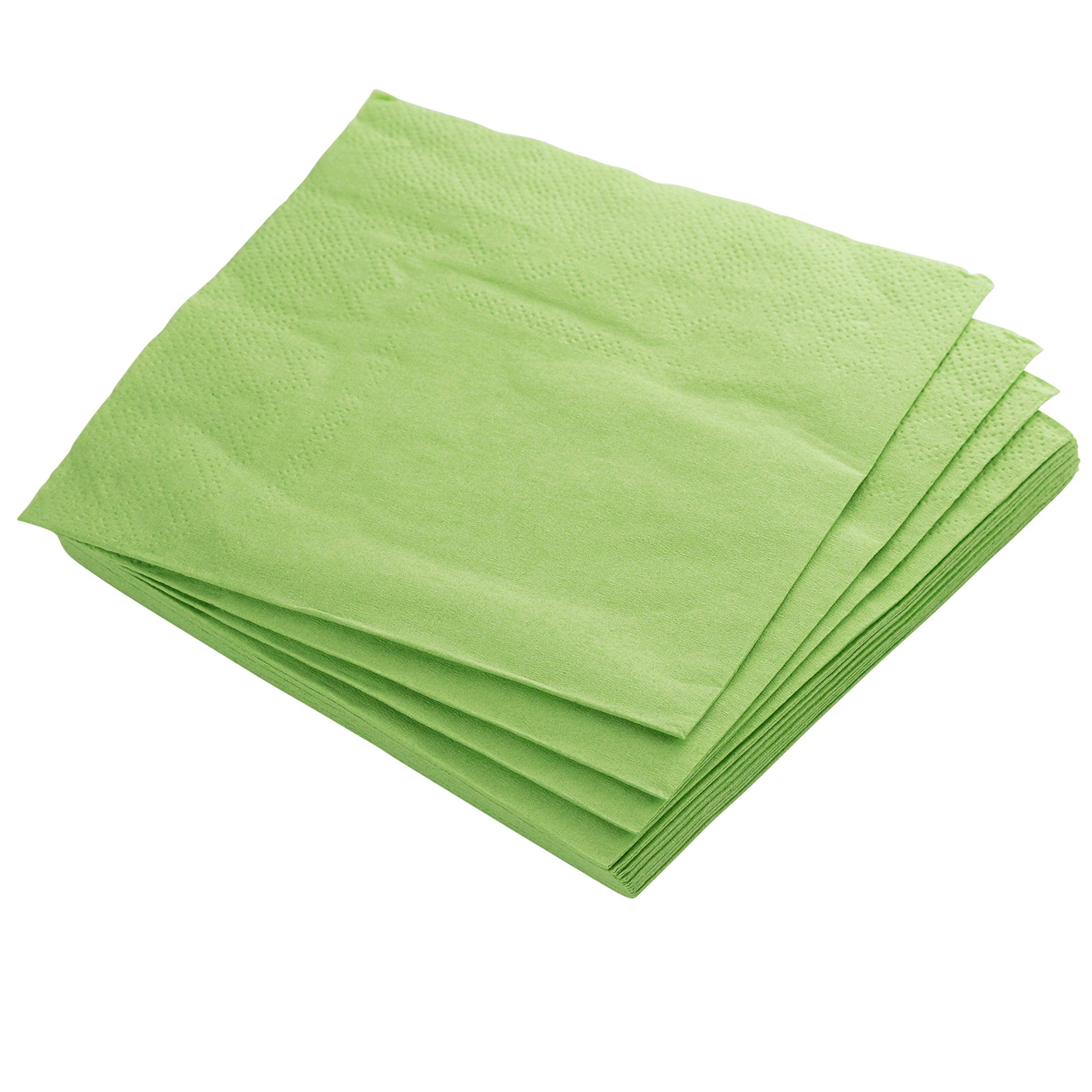 7 In. Lime Green Plastic Plates | 8 Count