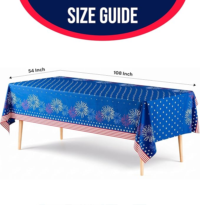 Starburst Table Cover - 54" x 108"
