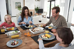 8" Garden Damask Design Plastic Plates (10)