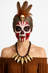 Halloween 7-Color Makeup Palette Kit with Applicator
