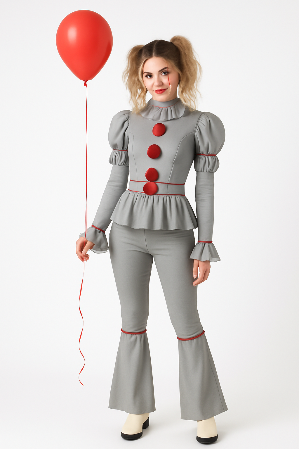 Women's Pennywise Costume - IT Chapter 2 Halloween Outfit