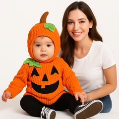 Infant Pumpkin Patch Cutie Halloween Romper Costume