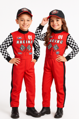 Kids' Race Car Driver Jumpsuit Halloween Costume