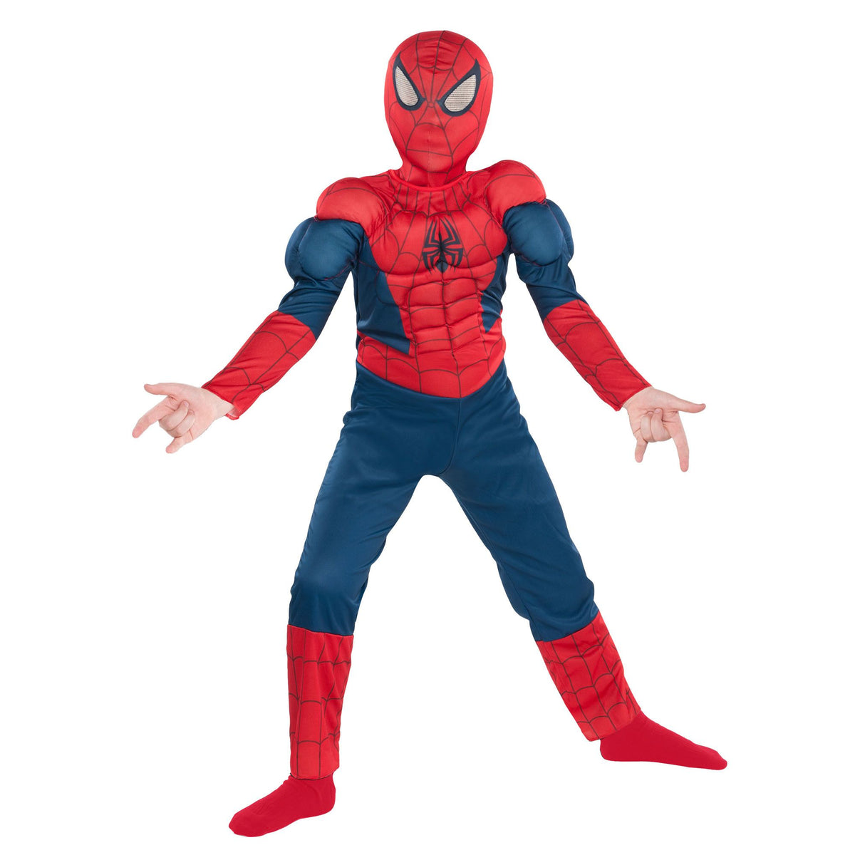 Marvel Spiderman Classic Muscle Costume for Boys