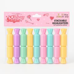 Sweet Candy-Shaped Highlighters - 12 Pack