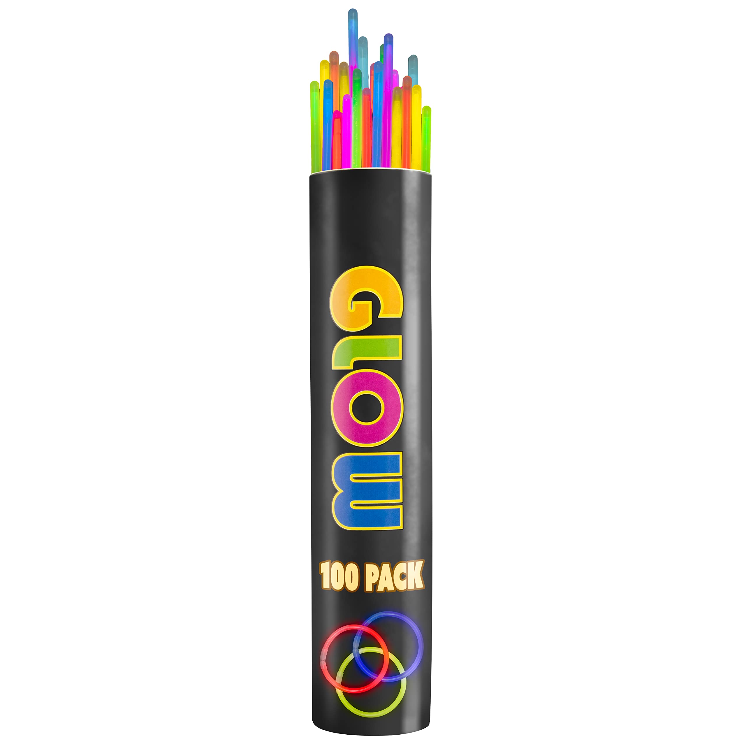 Unleashed - 8in. Assorted Glow Bracelets (100)