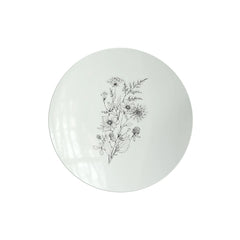 8" Blossom Circle Design Plastic Plates (10)