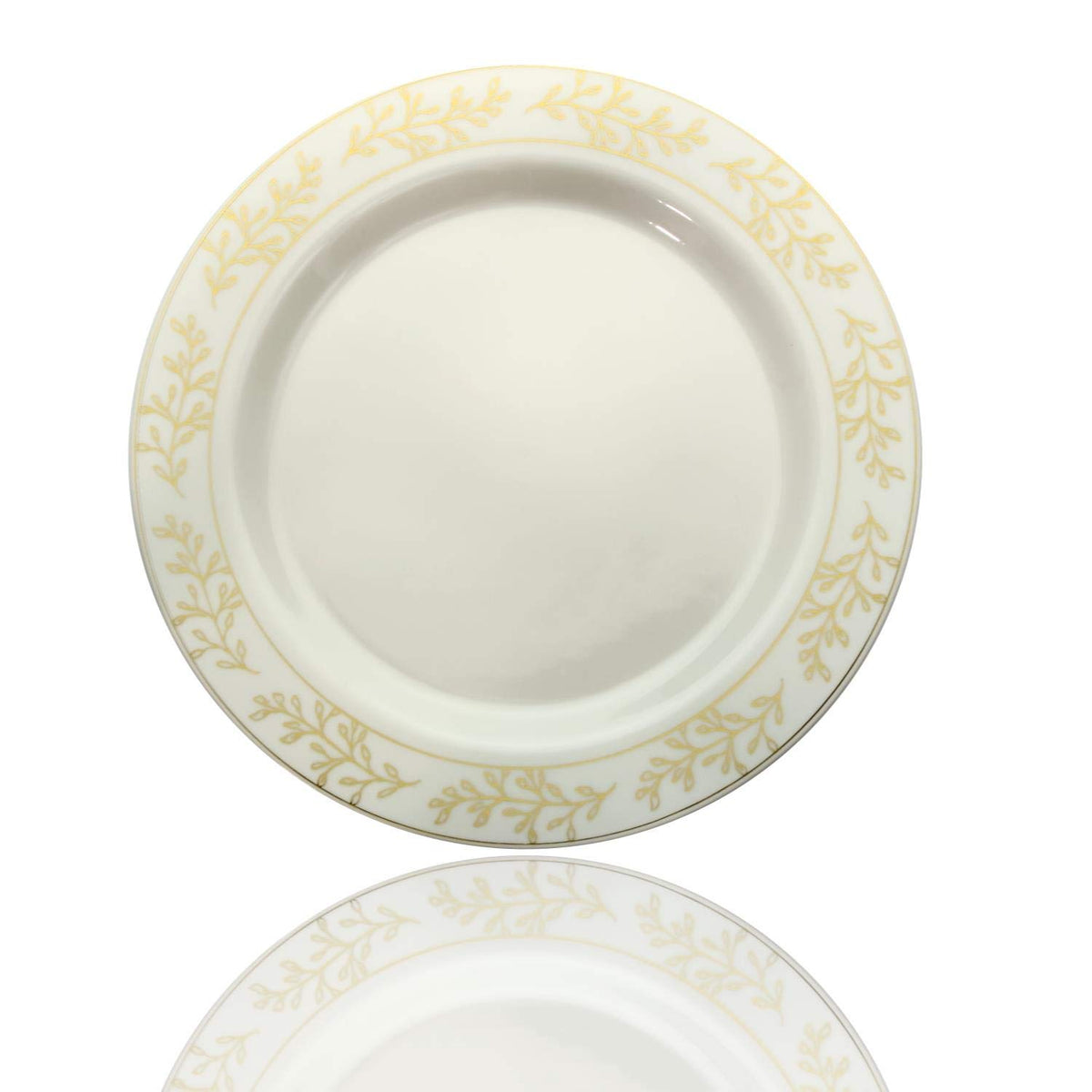 10.25 In. Gold Leaf Premium Plates | 10 Count