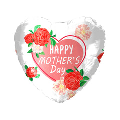 18 In. Heart Rose Hmd Balloon